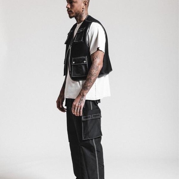 Bare Knuckles rare sold out Mesh Tactical Vest, black size men’s S - Picture 8 of 8